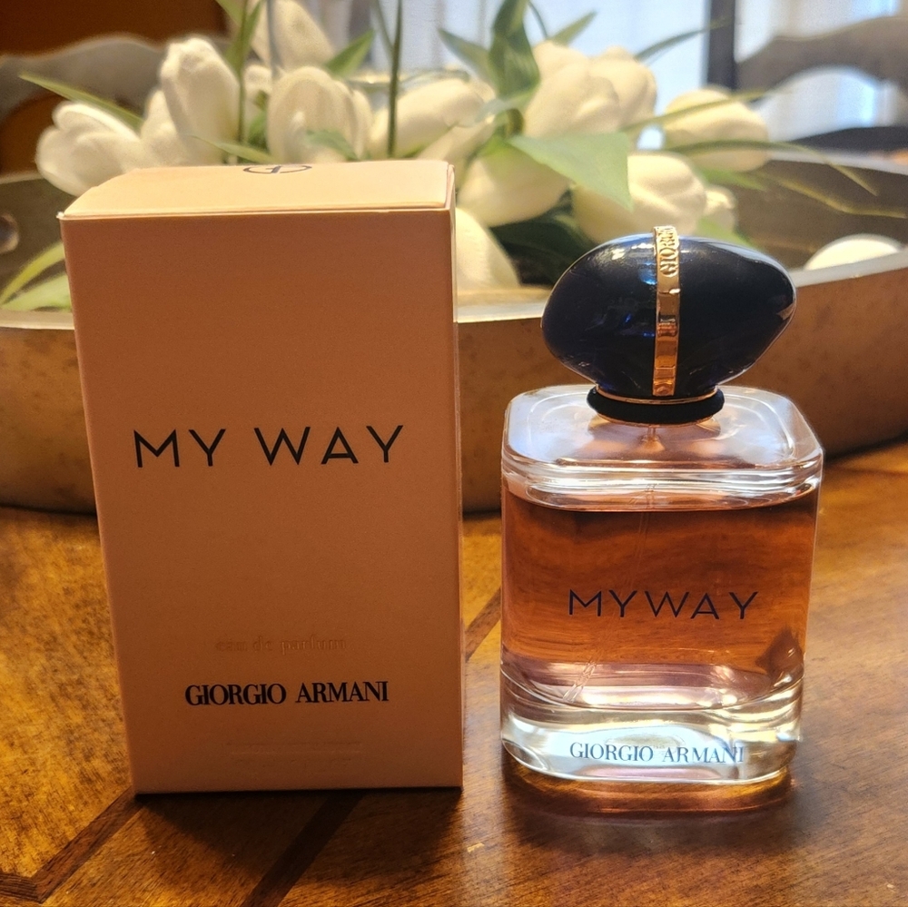 Giorgio Armani My Way Perfume - Blue and Gold